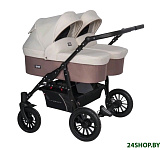 Картинка Детская универсальная коляска RIKO Basic Saxo 2 в 1 (03, бежевый/коричневый)