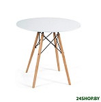 Картинка Кухонный стол TetChair Cindy Next 70x70x75 MDF (белый/натуральный)