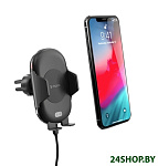 Картинка Автомобильный держатель Deppa Crab Qi 55156