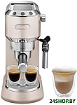 Картинка Рожковая помповая кофеварка DeLonghi Dedica Metallics EC785.BG