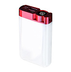 Картинка Внешний аккумулятор Kinetic Strom 10000mAh (белый/красный)