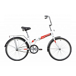 Картинка Велосипед Novatrack TG-24 Classic 1.0 NF 2020 (белый)