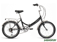 Картинка Велосипед Forward Arsenal 20 2.0 2022 / RBK22FW20533 (черный/зеленый)