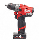 Картинка Дрель-шуруповерт Milwaukee M12 FDD-402X 4933459818 (с 2-мя АКБ, кейс)