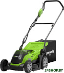 Картинка Колёсная газонокосилка Greenworks G40LM35 [2500067]