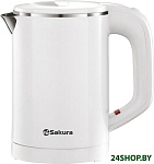Картинка Электрочайник Sakura SA-2158W (белый)