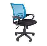 Картинка Кресло CHAIRMAN 696 black (голубой)