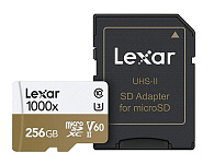 Картинка Карта памяти Lexar LSDMI256CBEU1000R microSDXC 256GB + адаптер