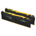 Картинка Оперативная память HyperX Fury RGB 2x32GB DDR4 PC4-27700 HX434C17FB3AK2/64