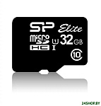 Картинка Карта памяти Silicon-Power microSDHC Elite UHS-1 (Class 10) 32GB [SP032GBSTHBU1V10]