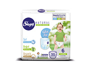 Sleepy Natural Jumbo Pack [6]Extra Large-20 Детские подгузники-трусики, 20 шт