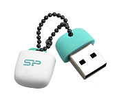 Картинка Флеш-память Silicon Power Jewel J07 Aqua Green 64GB (SP064GBUF3J07V1B) (уценка арт. 327857)