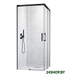 Картинка Душевой уголок Radaway Idea Black KDD 80Lx100R
