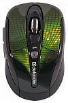 Картинка Мышь беспроводная Defender To-GO MS-585 Nano Disco Green