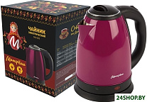 Картинка Электрочайник МАТРЁНА MA-002 (бордовый)