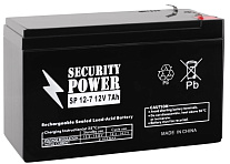Картинка Аккумулятор для ИБП Security Power SP 12-7 F1 (12В/7 А·ч)
