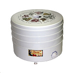 Картинка Сушилка для овощей и фруктов Ротор Дива СШ-007-04 (белый, 3 поддона)