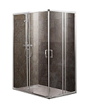Картинка Душевой уголок BelBagno UNIQUE-A-2-75/90-P-Cr (рифленое стекло)