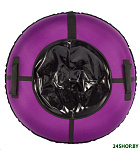 Картинка Тюбинг Snowstorm BZ-100 FULL PURPLE W112930 (100 см, черный/фиолетовый)