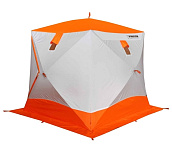 Картинка Палатка Пингвин Призма премиум Strong (белый/оранжевый)