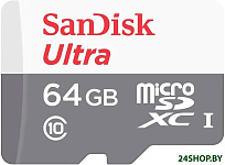 Картинка Карта памяти SanDisk Ultra SDSQUNR-064G-GN3MN microSDXC 64GB