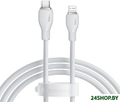 Pudding Series Fast Charging USB Type-C - Lightning (1.2 м, белый)