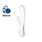 Вибратор Satisfyer Mono Flex с возможностью управления через смартфон белый