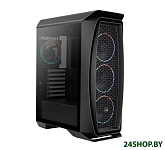 Картинка Корпус AeroCool Miditower Aero One Eclipse-G-BK-v1 Без БП