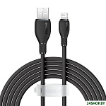 Pudding Series USB Type-A - Lightning (2 м, черный)