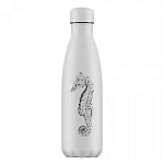 Картинка Термос Chilly's Bottles Sea Life Seahorse 0.5 л (белый)