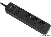 Картинка Сетевой фильтр HARPER UCH-315 (черный)