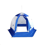 Картинка Палатка Пингвин Пингвин 4 с дышащим верхом (белый/синий)