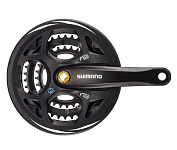 Картинка Система шатунов Shimano Altus M311 48/38/28T 175мм