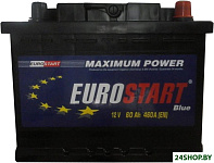 Автомобильный аккумулятор Eurostart Blue 6CT-60 (60 А/ч)