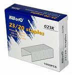 Картинка Скобы для степлера 23/23 Deli E0014 (упак.1000 шт)