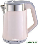 Картинка Чайник HOMESTAR HS-1019 (стальной розовый)