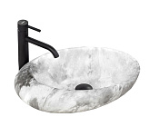 Картинка Умывальник Rea Roxy C Stone (светло-серый)