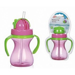 Картинка Поильник Sun Delight 33937 (190 мл) (розовый)