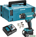 Промышленный фен Makita DHG181RT1J (с 1-им АКБ, кейс)