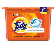 Картинка Капсулы для стирки Tide Все в 1 Pods Альпийская свежесть (15х25.2 г)