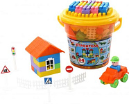 Картинка Конструктор Полесье 37213 Строитель Макси