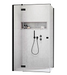 Картинка Душевой уголок Radaway Essenza New Black KDJ 90х90 левая