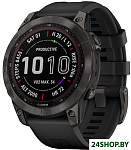 Fenix 7 Sapphire Solar 47 мм (серый карбон/черный)