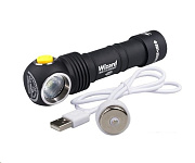 Картинка Фонарь Armytek Wizard Magnet USB WR (теплый)