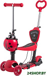 Картинка Самокат NOVATRACK Saddle Pro 2019 120SB.DISCOKIDS.RD9 (красный)