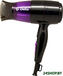 Картинка Фен Delta DL-0907 (черный/фиолетовый)