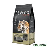 Картинка Сухой корм для кошек Optimanova Cat Adult Chicken and Rice (8 кг)