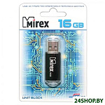 Картинка USB Flash Mirex UNIT BLACK 16GB (13600-FMUUND16)