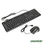 Картинка Клавиатура и мышь OKLICK 600M Black