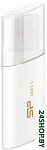 Картинка USB Flash Silicon-Power Blaze B06 White 128GB (SP128GBUF3B06V1W)